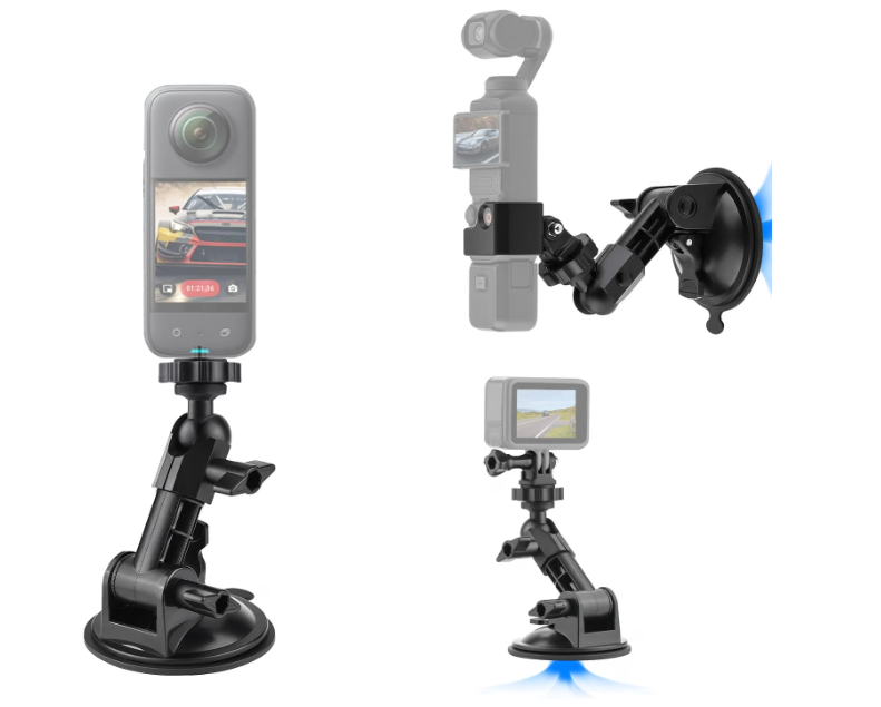 キャスト⭐️4WD⭐️スポーツ⭐️スマートアシスト⭐️シートヒーター⭐️バックカメラ Amazon | 吸盤式カメラマウントDJI 対応Pocket4P/4/3 Insta360 対応 X6